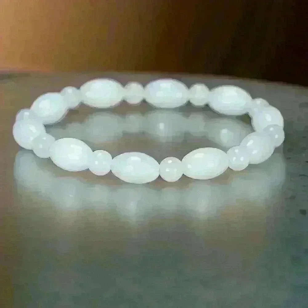 White Rabbit Beaded Bracelet